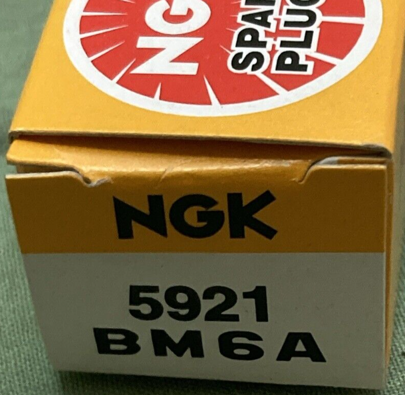 QTY 2 NEW GENUINE NGK 5921 BM6A NICKEL SPARK PLUG