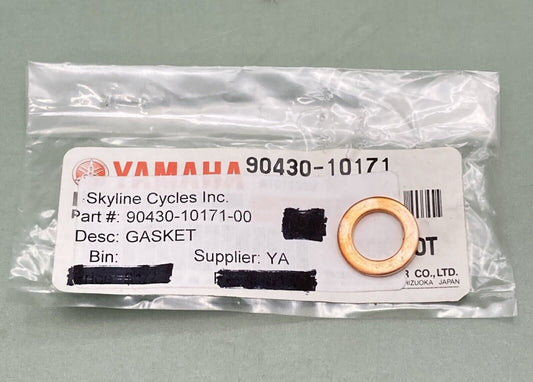 QTY 5 NEW GENUINE YAMAHA 90430-10171 ELECTRICAL 1 Gasket