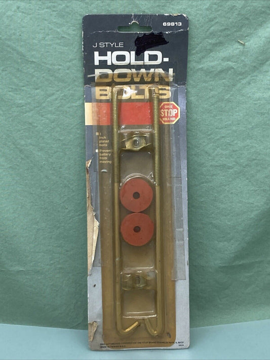 NEW J STYLE 69813 BATTERY HOLD-DOWN BOLTS