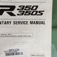 GENUINE SUZUKI 99501-43010-03E SUPPLEMENTARY SERVICE MANUAL DR350/DR350S