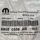 NEW GENUINE MOPAR 68080558AB WIRING-8 WAY