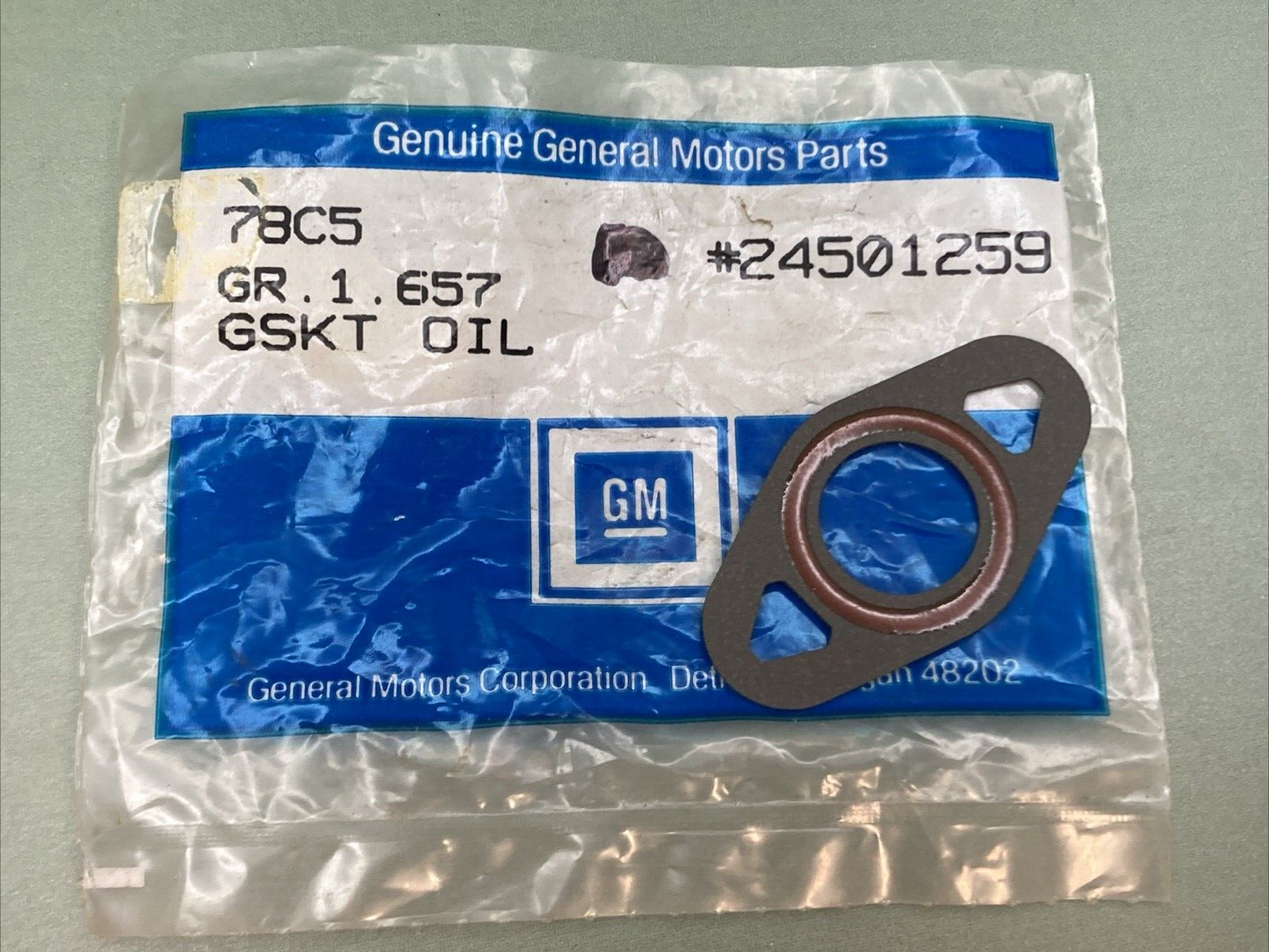 QTY 3 NEW GENUINE GM 24501259 Gasket, Oil Pump Suction Pipe