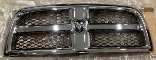 NEW GENUINE MOPAR 68149139AA RADIATOR GRILLE FITS RAM CHROME HONEYCHOMB