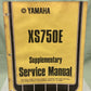 YAMAHA LIT-11616-01-04 XS750E SUPPLEMENTARY SERVICE MANUAL 2F3-28197-11