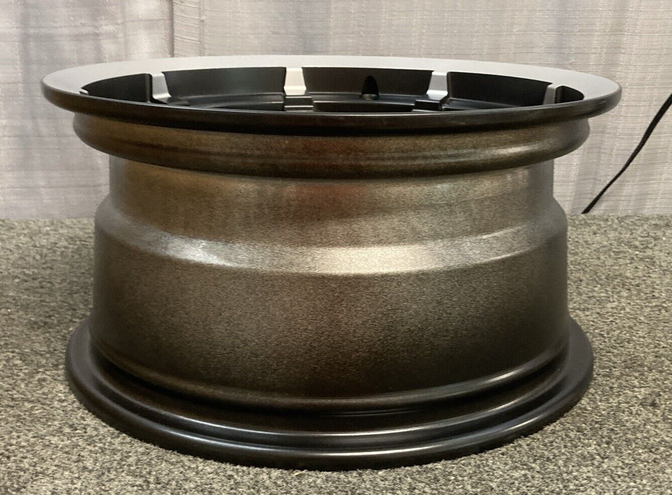NEW GENUINE POLARIS 1521106-458 RIM FRONT 12X6 CAST 26.2 M. BLK