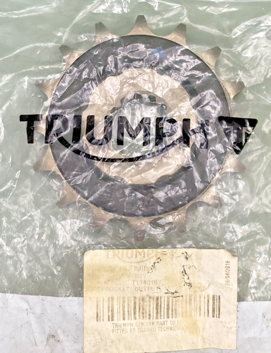 NEW GENUINE TRIUMPH T1180182 Sprocket, Output, 16T