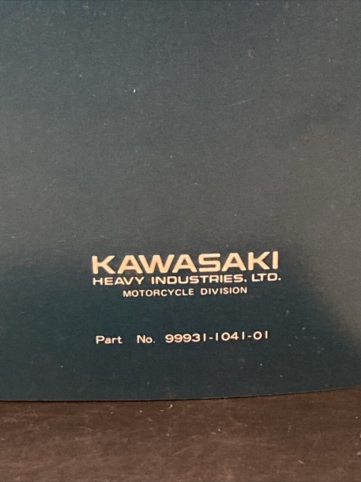 GENUINE KAWASAKI 99931-1041-01 KZ1300 MOTORCYCLE ASSEMBLY AND PREP MANUAL 1979