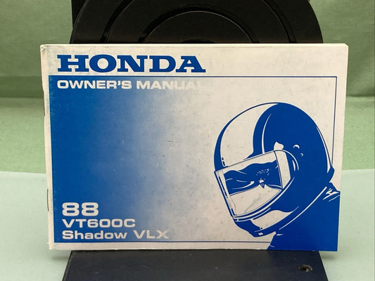 GENUINE HONDA 31MR1600 VT600C SHADOW VLX OWNER'S MANUAL '88