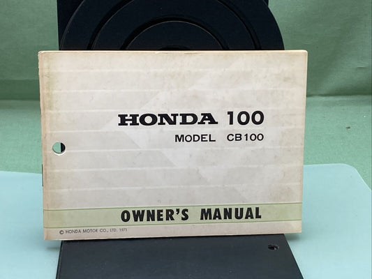 GENUINE HONDA 321073 CB100 OWNER'S MANUAL '71