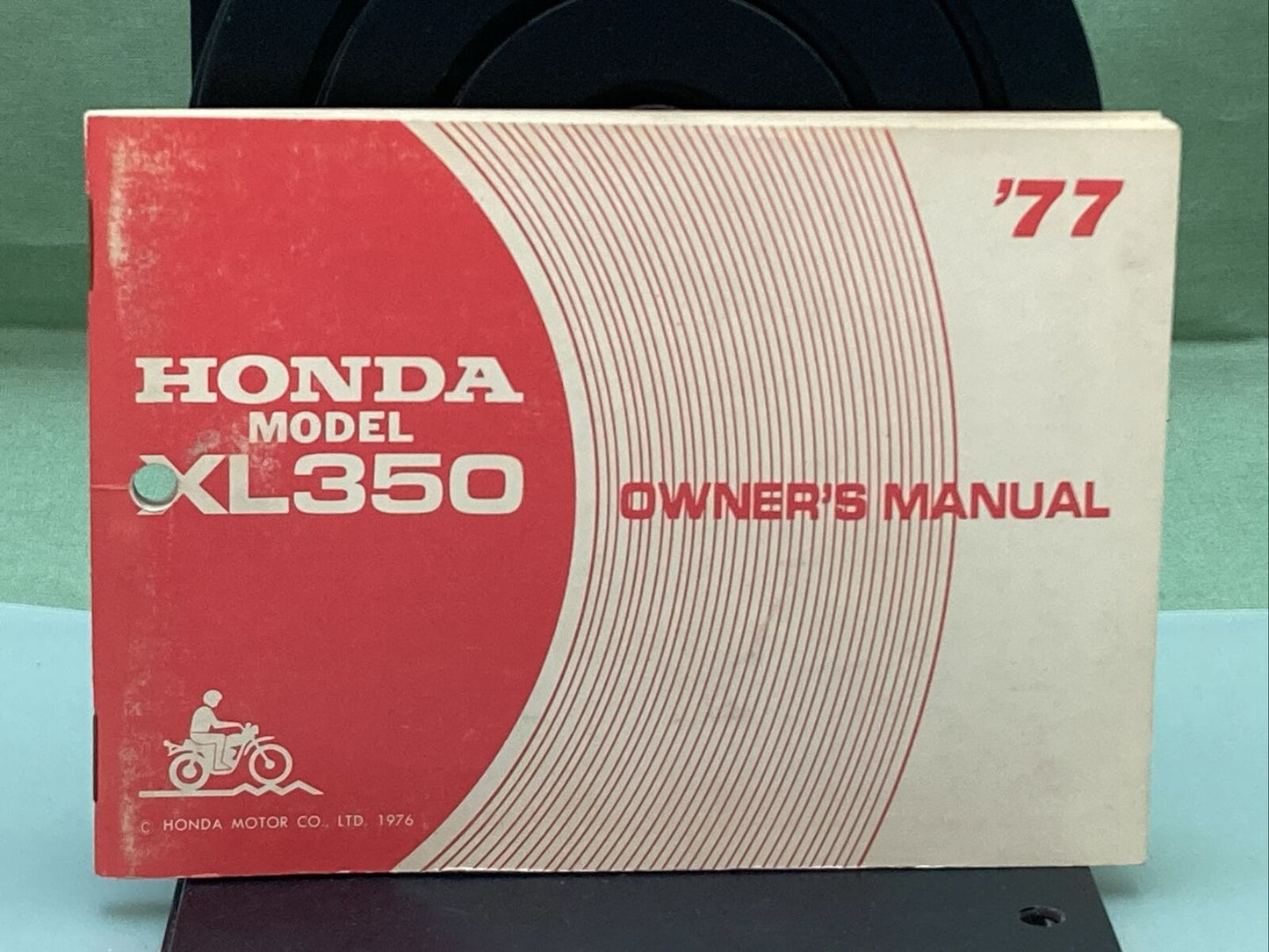 GENUINE HONDA 3138502 XL350 OWNER'S MANUAL '77