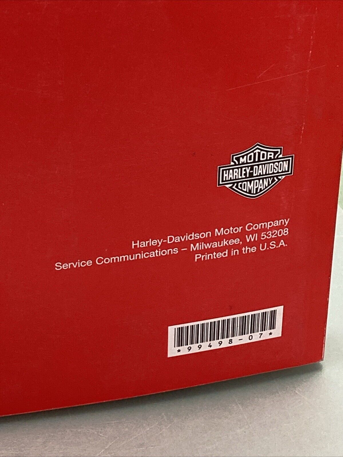 HARLEY DAVIDSON 99498-07 SOFTAIL MODELS 2007 ELECTRICAL DIAGNOSTIC MANUAL