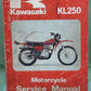 GENUINE KAWASAKI 99924-1008-01 KL250 SERVICE MANUAL