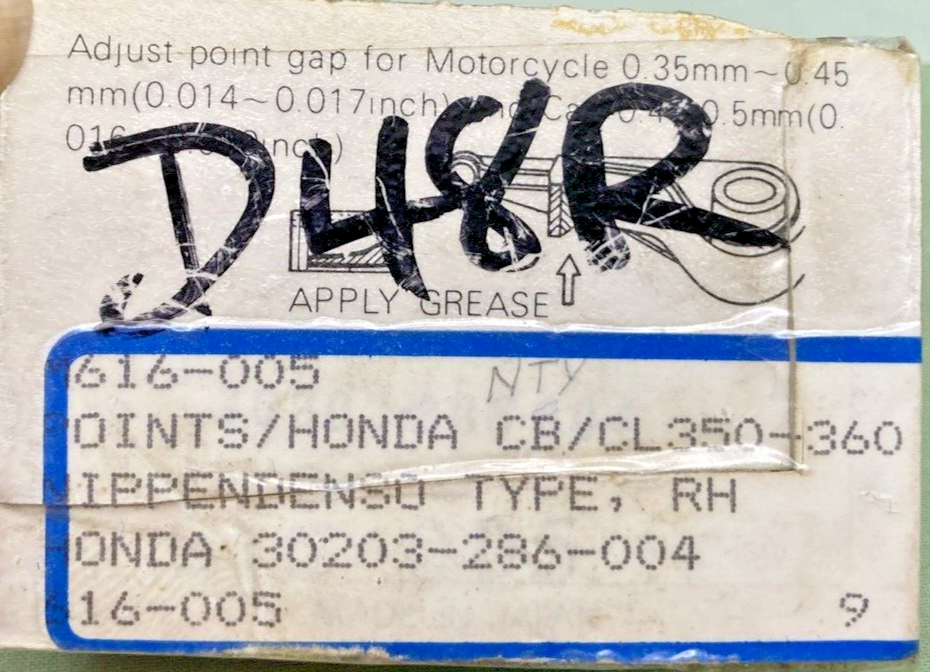 NEW REPLACES HONDA 30203-268-004 POINTS RIGHT