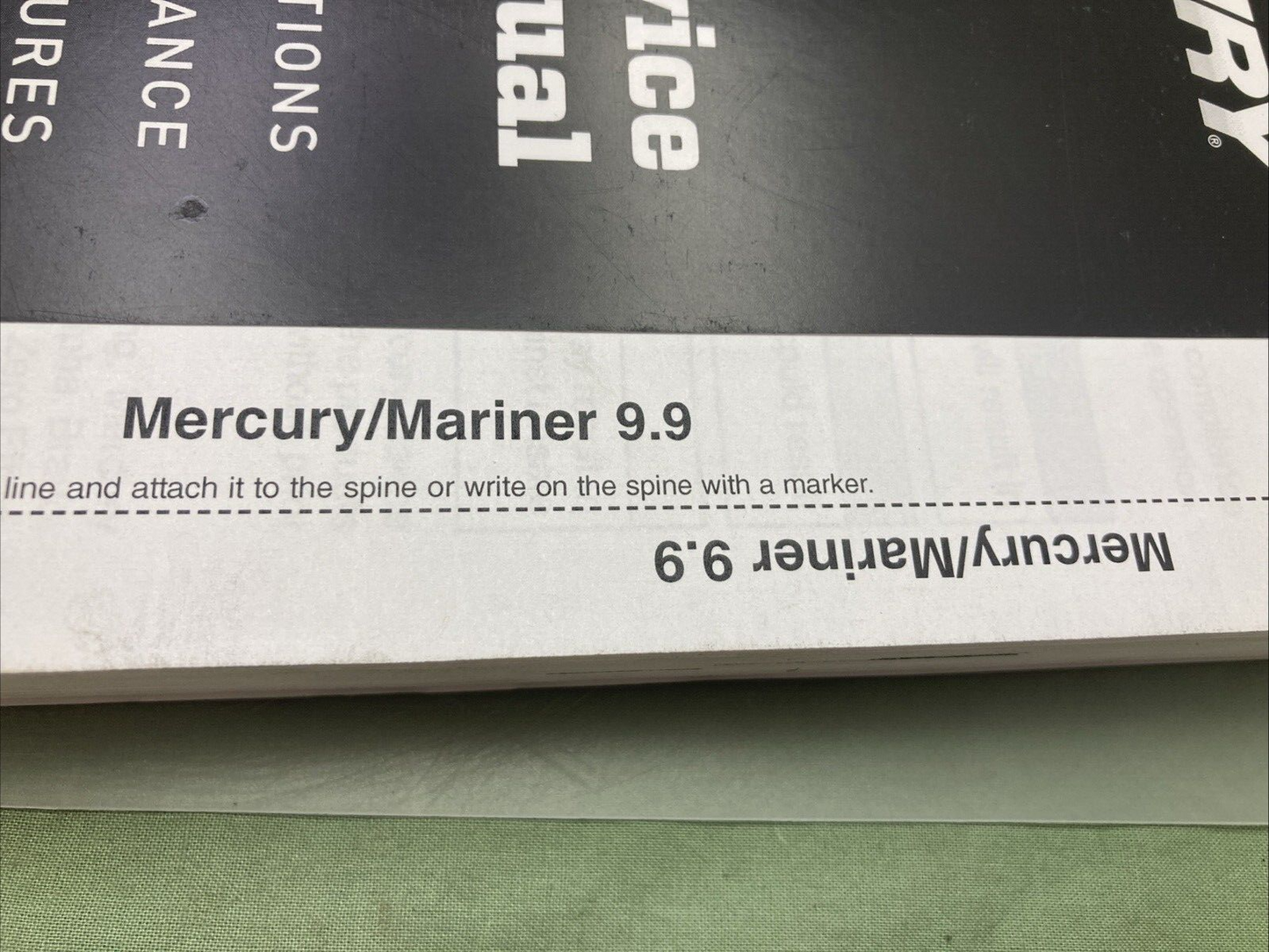 GENUINE MERCURY 90-892248R01 MERCURY MARINER 9.9 SERVICE MANUAL 2005