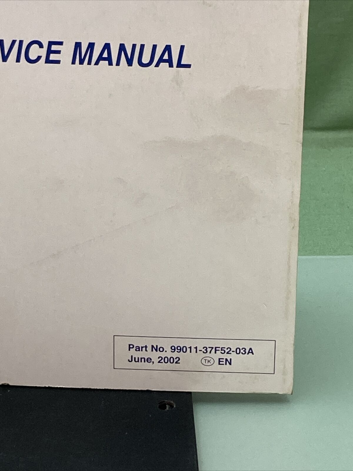 GENUINE SUZUKI 99011-37F52-03A OWNER'S SERVICE MANUAL RM-250