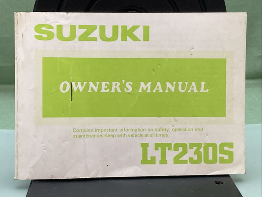 GENUINE SUZUKI 99011-22A21-03A LT230S OWNER'S MANUAL