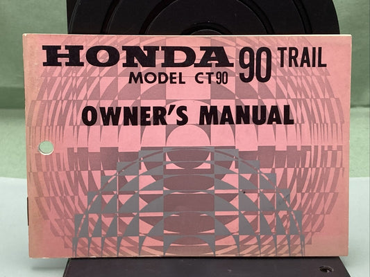 GENUINE HONDA TRAIL 90 CT90 OWNER'S MANUAL