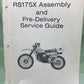 GENUINE SUZUKI MS-5001E-03 RS175X ASSEMBLY AND PRE-DELIVERY SERVICE GUIDE