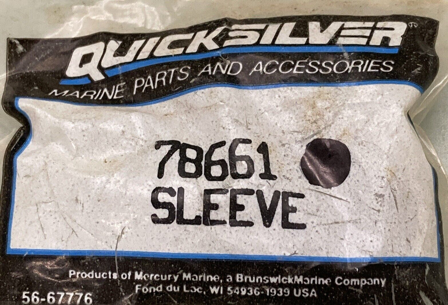 NEW GENUINE MERCURY QUICKSILVER 78661 SLEEVE CRST PIST CON ROD OUTBOARD 90HP