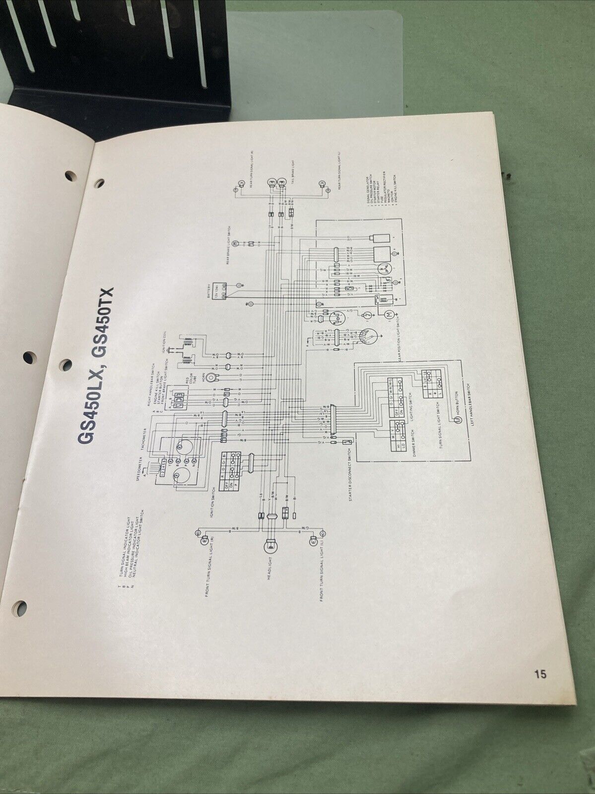 GENUINE SUZUKI 99923-81755 WIRING DIAGRAMS 1981