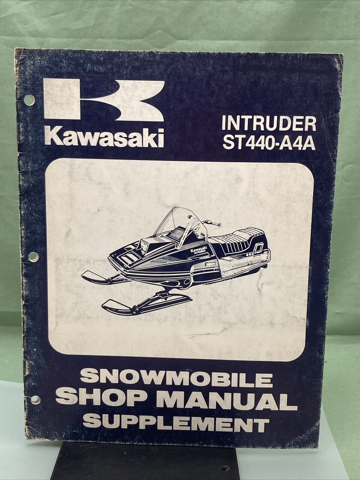 GENUINE KAWASAKI 99963-3517 SNOWMOBILE SHOP MANUAL SUPPLEMENT INTRUDER ST440-A4A