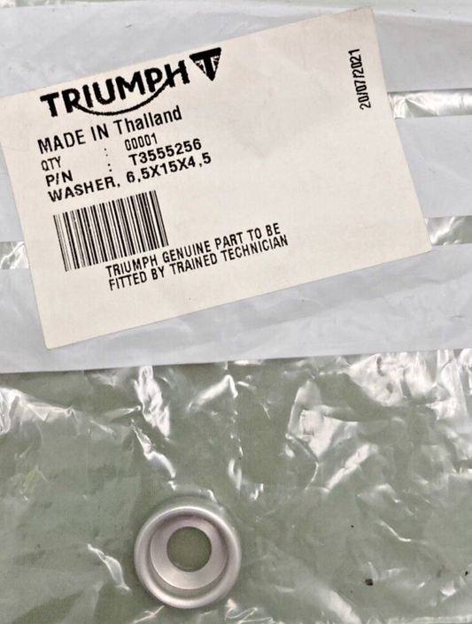 NEW GENUINE TRIUMPH T3555256 Washer, 6.5 X 15 X 4.5