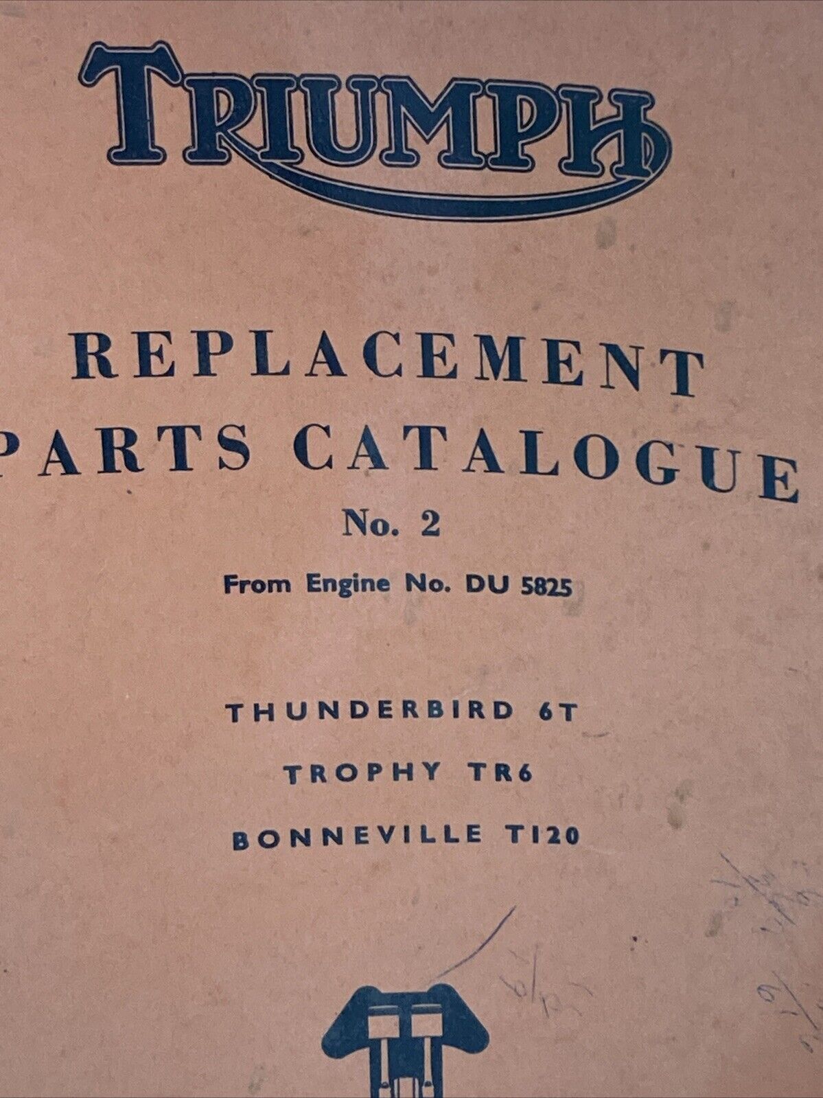 TRIUMPH REPLACEMENT PARTS CATALOGUE NO. 2