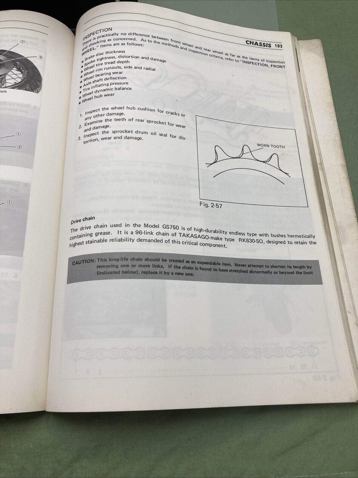 SUZUKI GS750 SERVICE MANUAL 1976 SR-8000