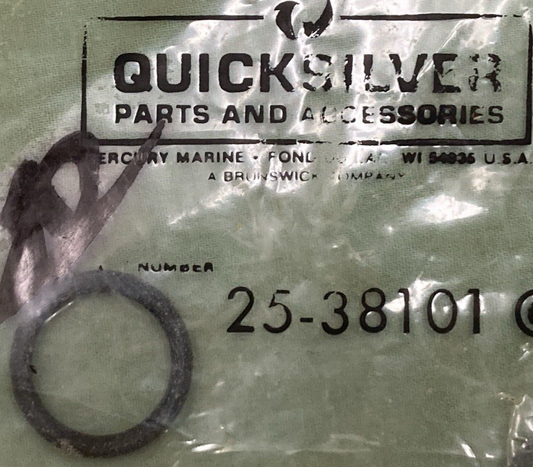 QTY 2 NEW GENUINE MERCURY 25-38101 O-RING (.674 x .103)