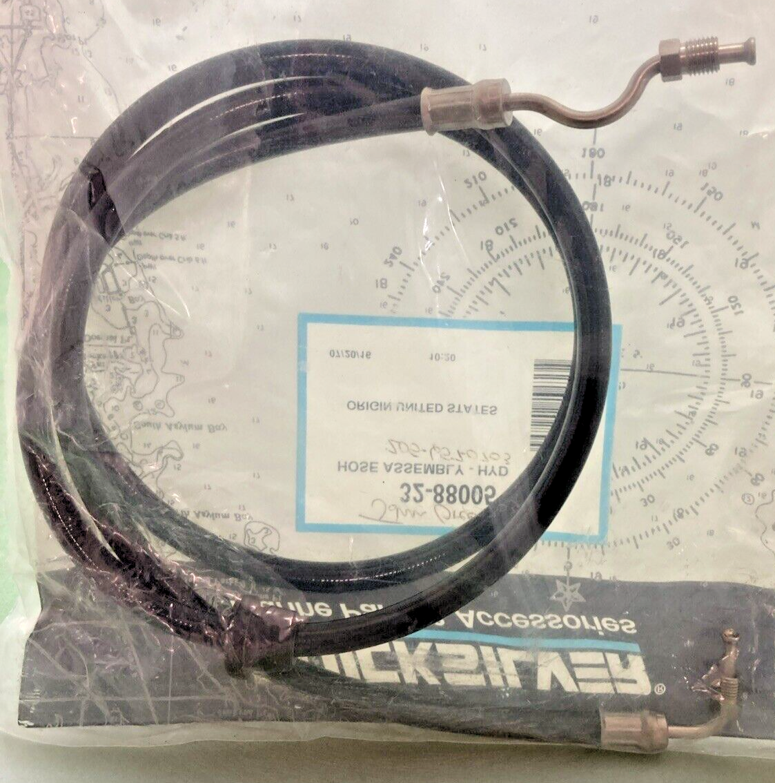 NEW GENUINE MERCURY QUICKSILVER 32-88005 HYDRAULIC HOSE ASSEMBLY