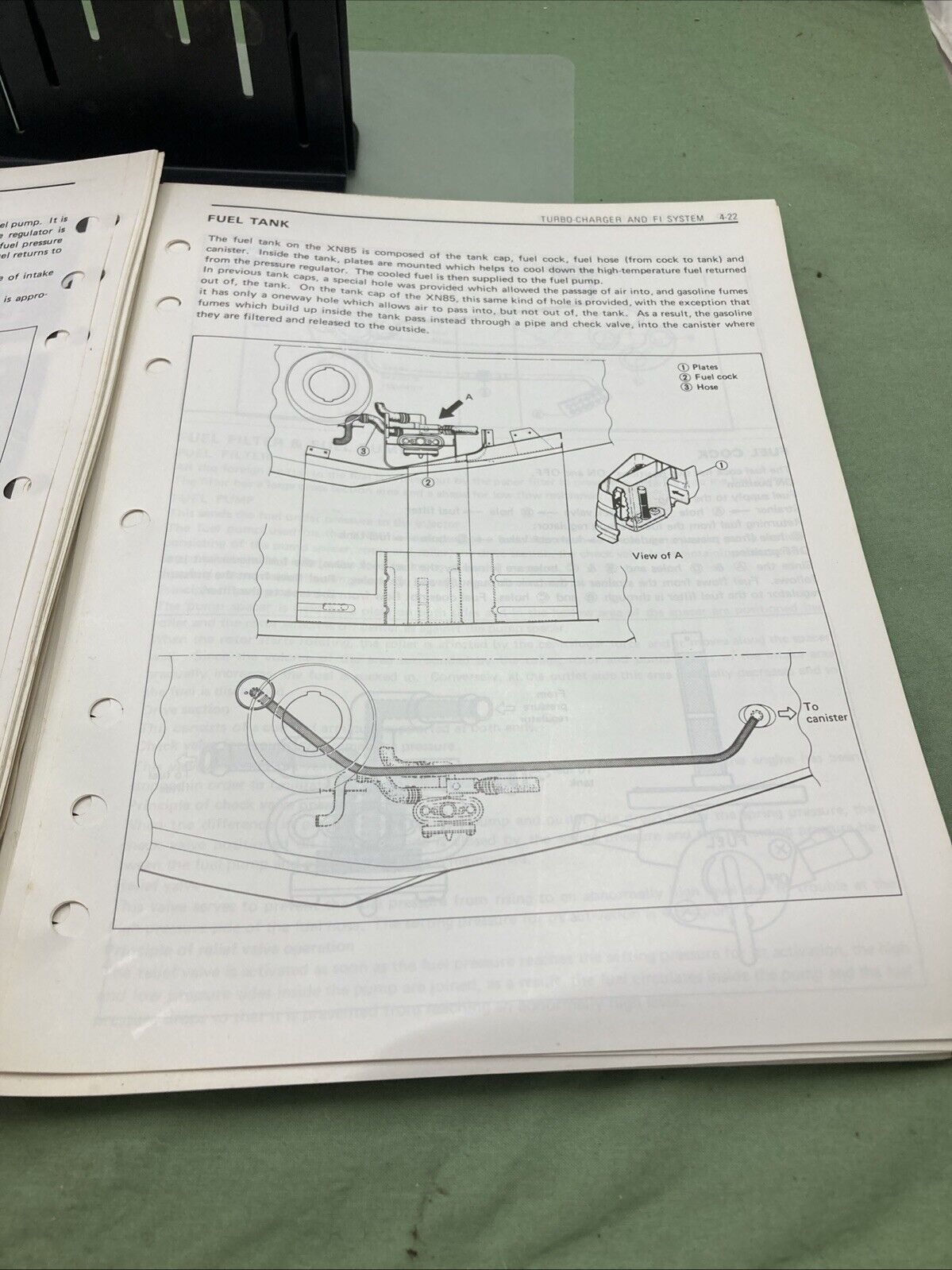 GENUINE SUZUKI 99500-36020-03E XN85 TURBO SERVICE MANUAL 1983