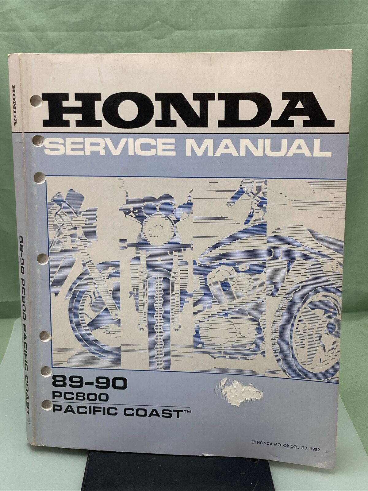 GENUINE HONDA 61MR501 PC800 PACIFIC COAST SERVICE MANUAL '89-'90