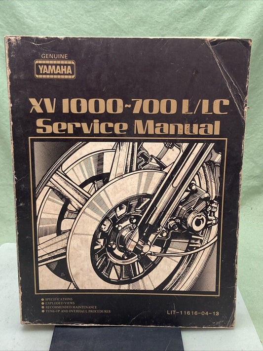 GENUINE YAMAHA LIT-11616-04-13 XV 1000-700 L/LC SERVICE MANUAL 1983