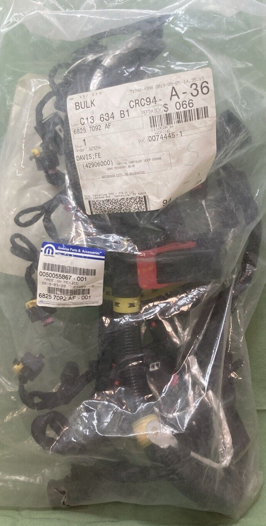 NEW GENUINE MOPAR 68257092AF Engine Wiring FITS 2017-2022 Jeep Compass