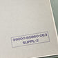 GENUINE SUZUKI 99000-85860-0E3 GS1100E SUPPLEMENTARY SERVICE MANUAL 1981