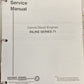 DETROIT DIESEL SERIES 71 SERVICE MANUAL 2 VOLUME SET - MISSING CH 10 & 11