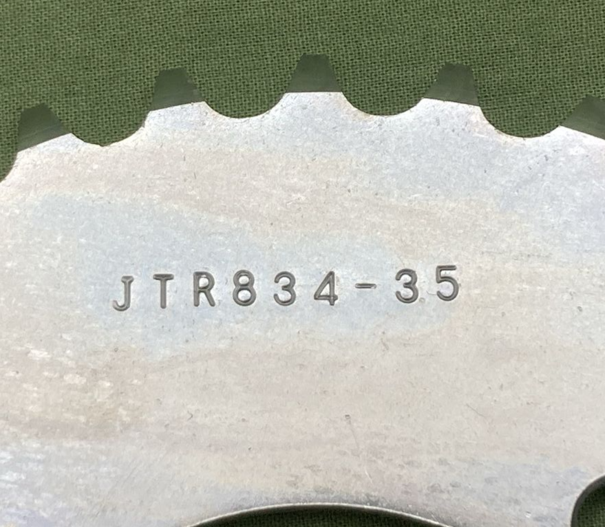 NEW GENUINE JT JTR834.35 35 T HIGH CARBON STEEL REAR SPROCKET YAMAHA