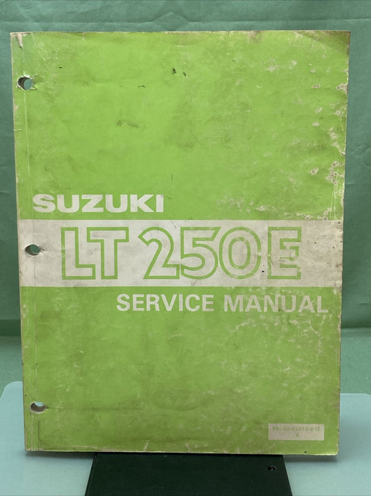 GENUINE SUZUKI 99500-42010-01E SERVICE MANUAL LT-250E