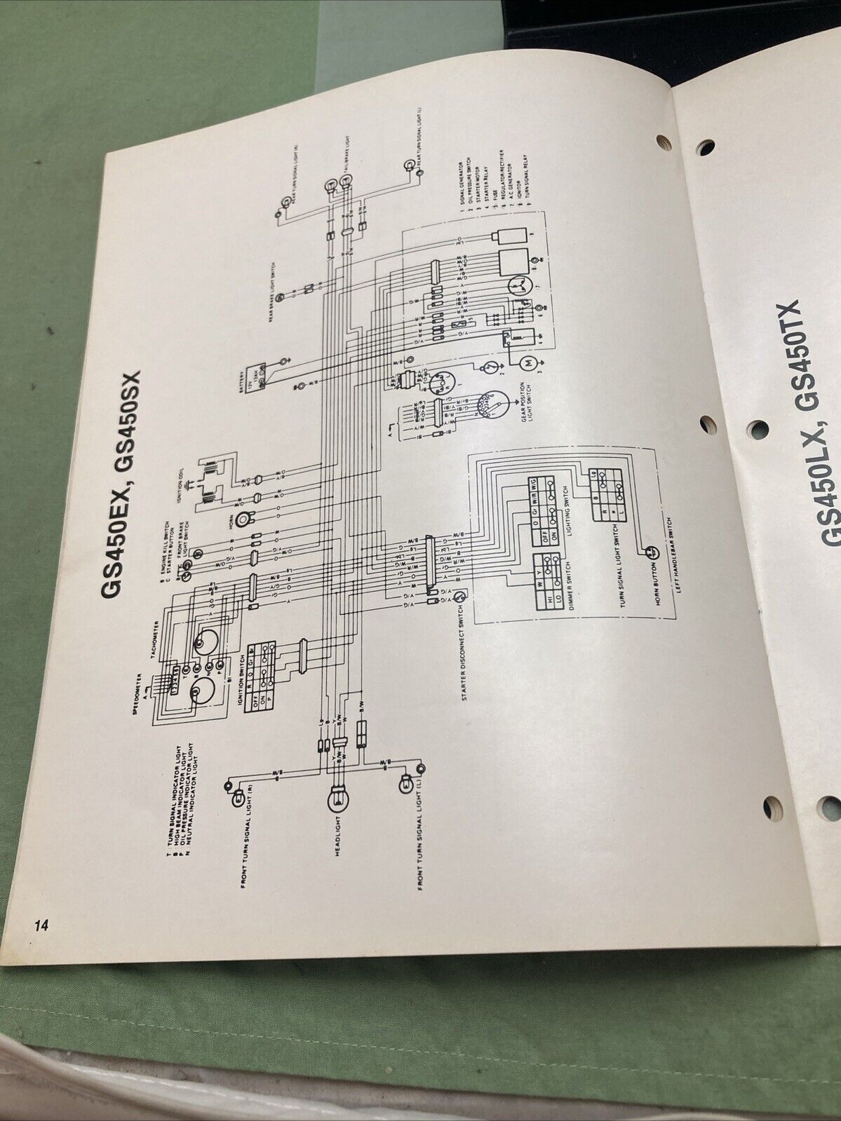 GENUINE SUZUKI 99923-81755 WIRING DIAGRAMS 1981