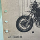 YAMAHA LIT-11666-03-39 XJ750K XJ750MK SUPPLEMENTARY ASSEMBLY MANUAL 22R-28107-10