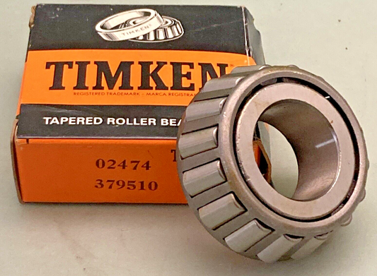 NEW GENUINE TIMKEN 02474 379510 TAPERED ROLLER BEARING