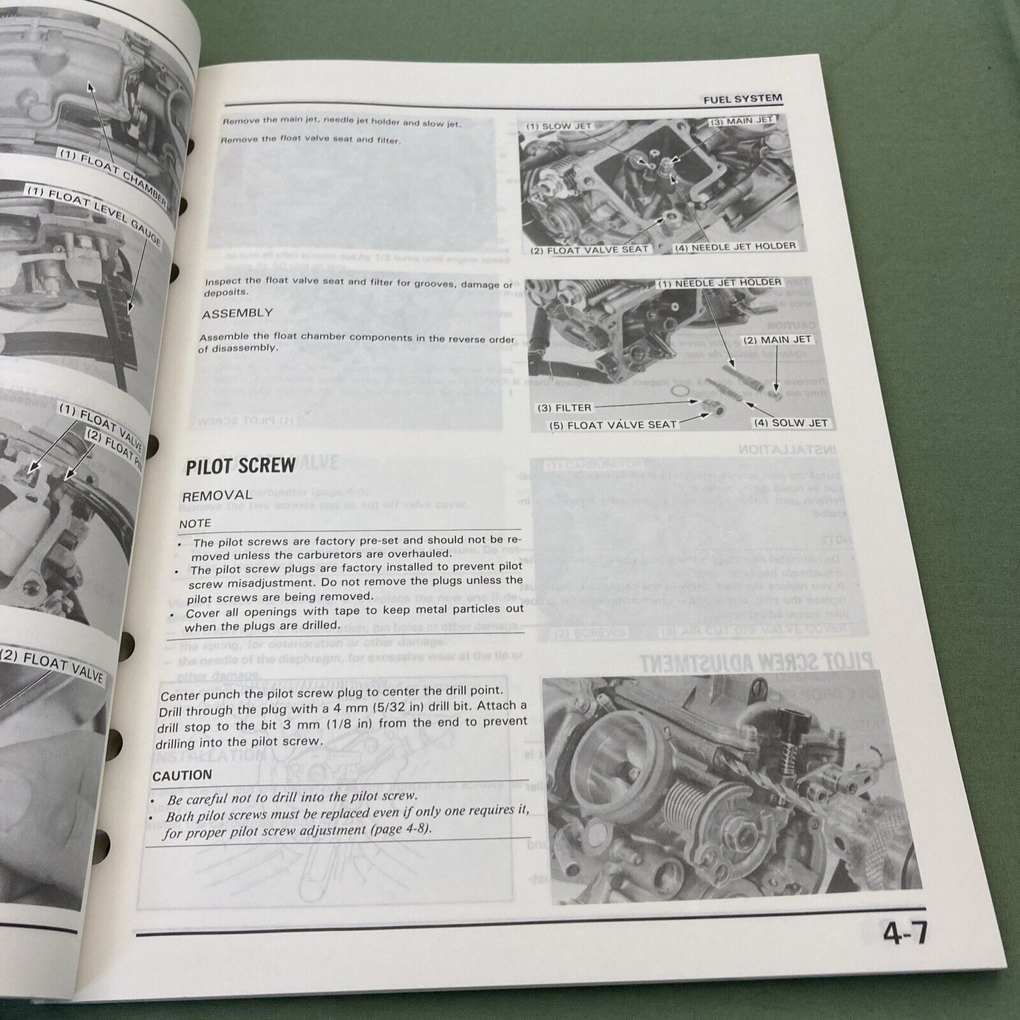 HONDA 61MM800 VT1000C SHADOW SERVICE MANUAL 1987