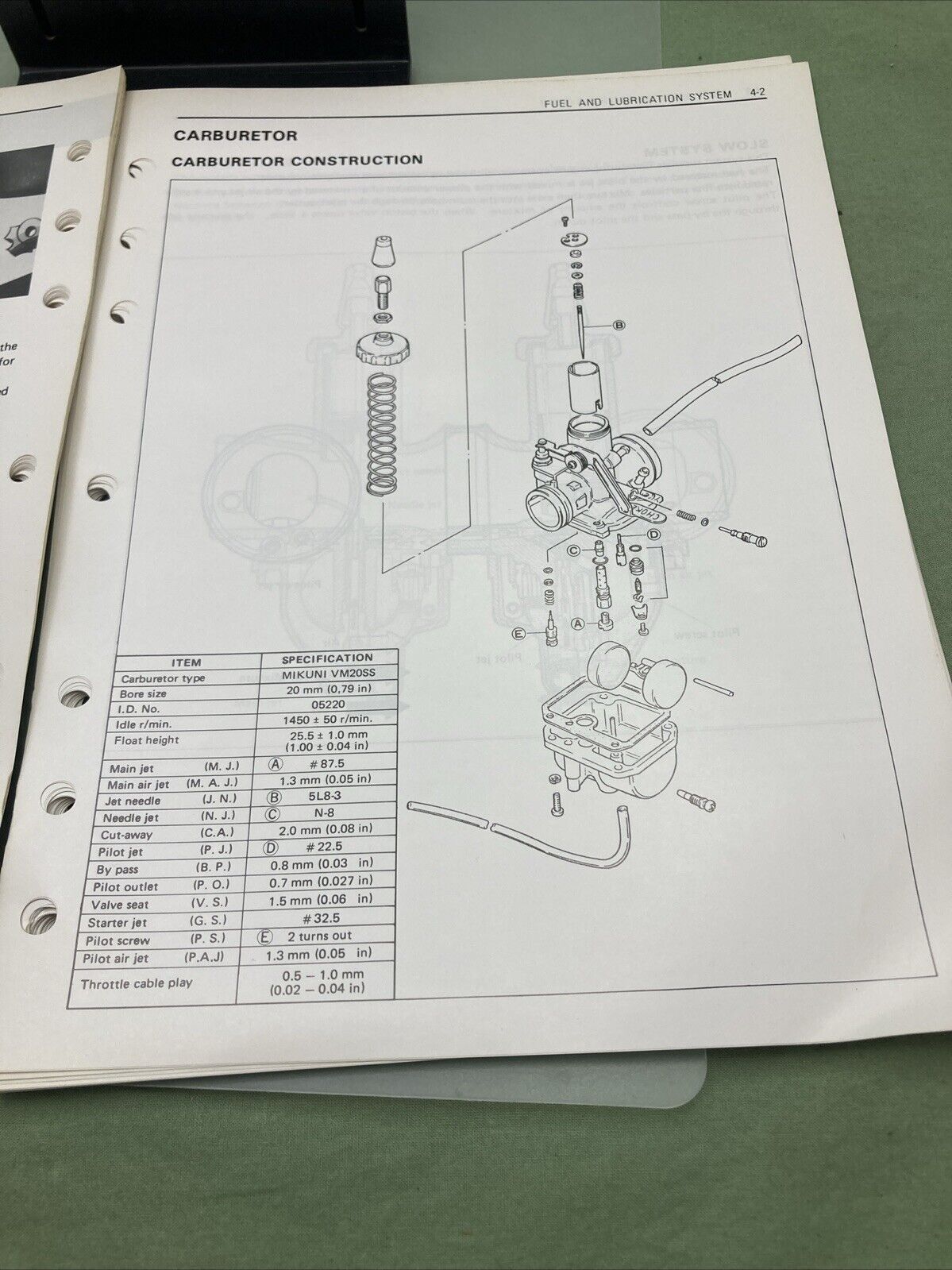 GENUINE SUZUKI 99500-41030-03E DR100 SERVICE MANUAL 1983