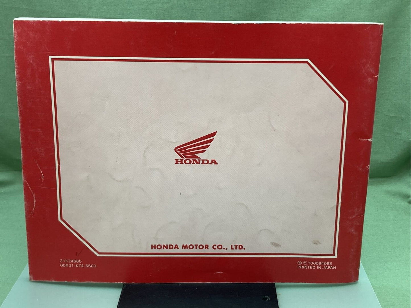 GENUINE HONDA 31KZ4660 CR125R OWNER'S MANUAL AND COMPETITION HANDBOOK '95