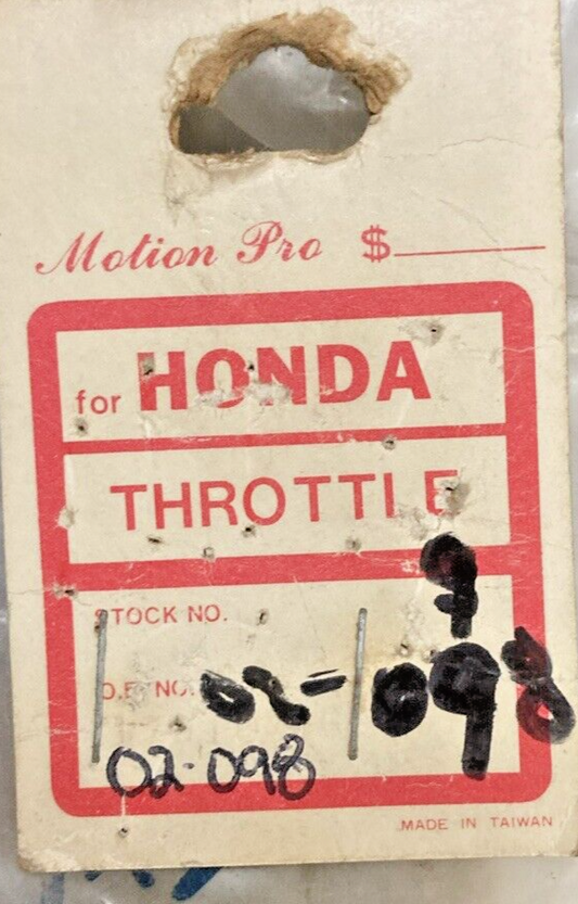 NEW MOTION PRO 02-098 THROTTLE CABLE, HONDA GL1200A, REPLACES 17920-MG9-970