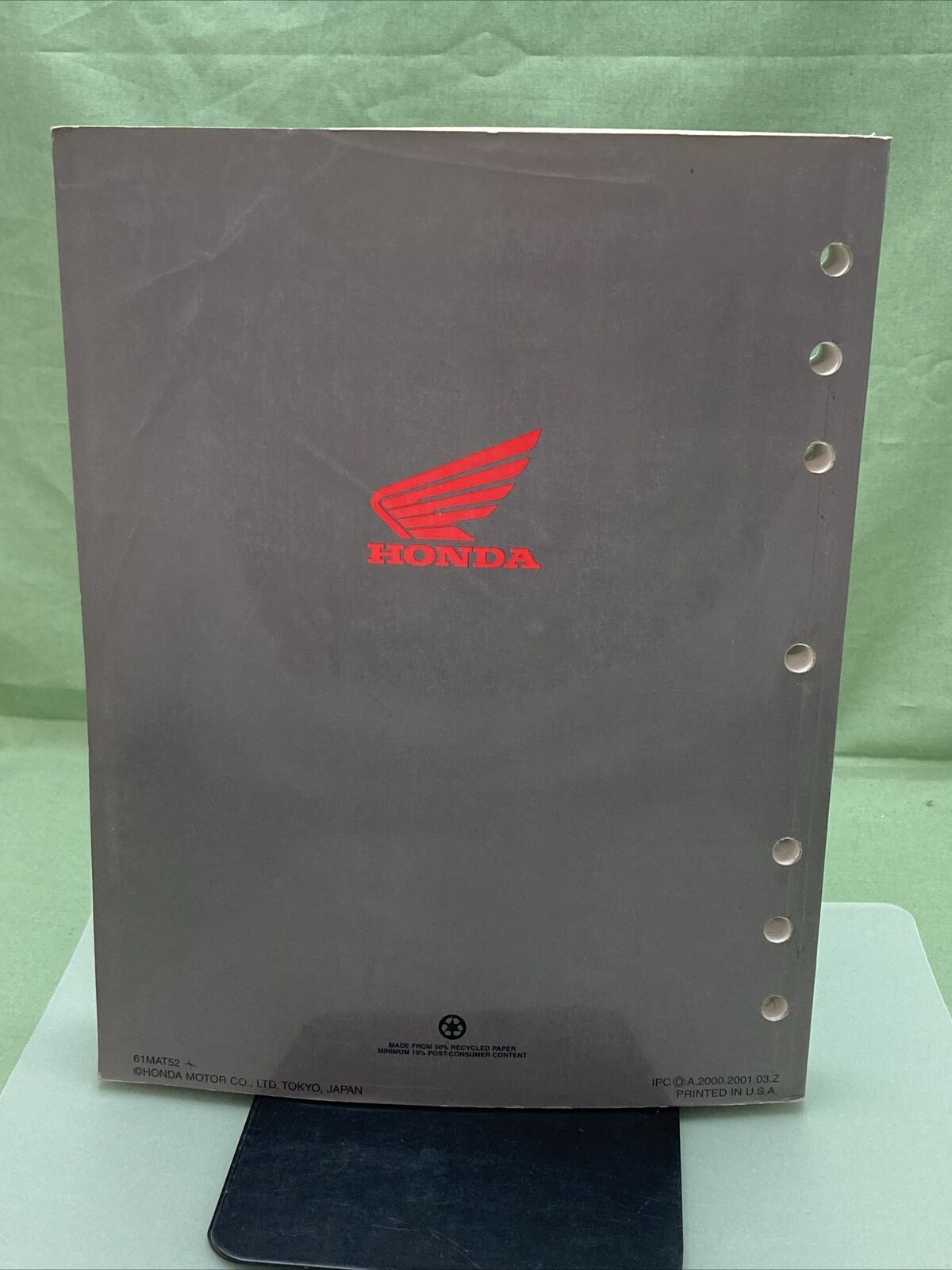 GENUINE HONDA 61MAT52 CBR1100XX SERVICE MANUAL