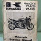 GENUINE KAWASAKI 99924-1128-01 SERVICE MANUAL NINJA ZX-6, ZZ-R600, ZZ-R500