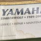 CLYMER M489-2 YAMAHA TIMBERWOLF SERVICE MANUAL 1989-2000