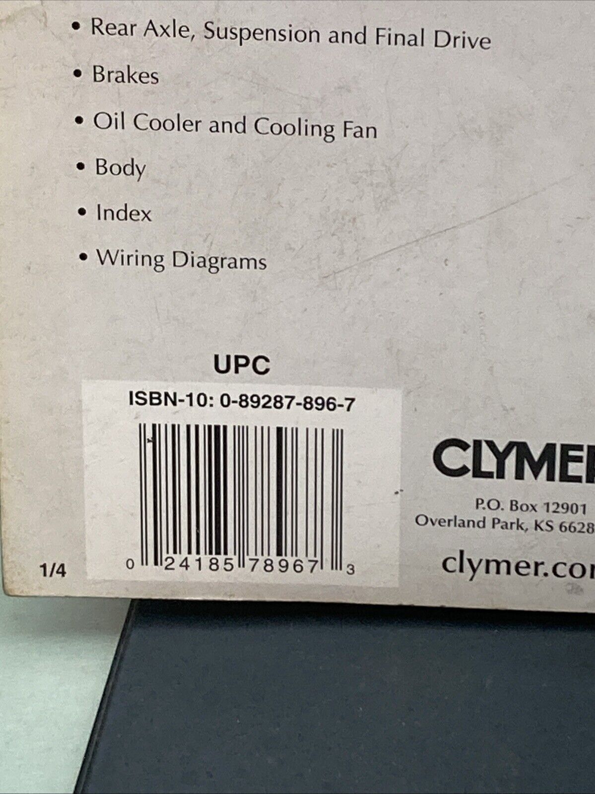 GENUINE CLYMER M205 HONDA TRX450 FOREMAN 1998-2004 REPAIR MANUAL