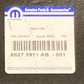 NEW GENUINE MOPAR 68275911AB Wheelhouse Shield Left Rear FITS RAM